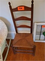 CHILDS LADDER BACK WOVEN SEAT CHAIR