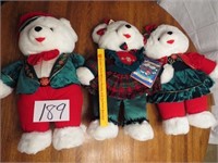 Christmas Teddy Bears - 1996, 2001 or 2007