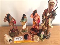7 Collectible Indian Figures & Figurines