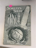 Schultz's Seed 1916 Catalog