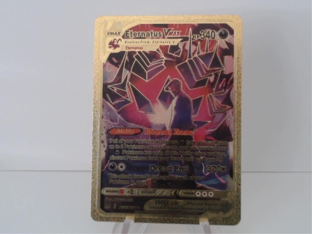 Pokemon Card Rare Gold Eternatus Vmax