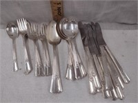 Lot of Silver Plated Vtg Flatware