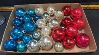 Box of glass ornaments