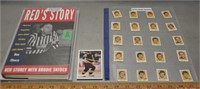 Hockey book, card & 1970s Pepsi cards
