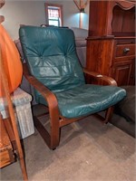 Modern Leather Cushioned Chair