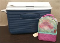 Rubbermaid Cooler, Girls Lunch Bag