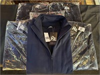 6 x High Quality Navy Zippered Sweaters
