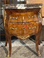 MARBLE TOP COMMODE