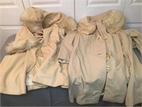 Vtg Union Made Womans Fur Collar Jackets