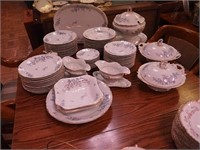 68-piece set of JR Bavaria china dinnerware
