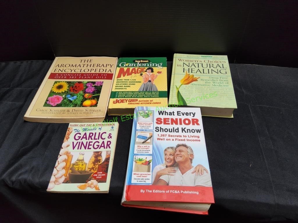 (5) Gardening & Healing Books