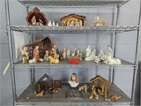 Large Lot Assorted Nativities