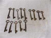 Flat skeleton keys (14)