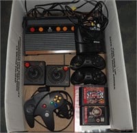 Retro Video Game Lot Atari & Sega
