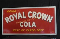 Royal Crown Cola single sided sign