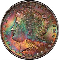 $1 1880-S  PCGS MS67 CAC NORTHERN LIGHTS