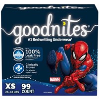 Goodnites Boys' Nighttime Bedwetting Underwear, Si