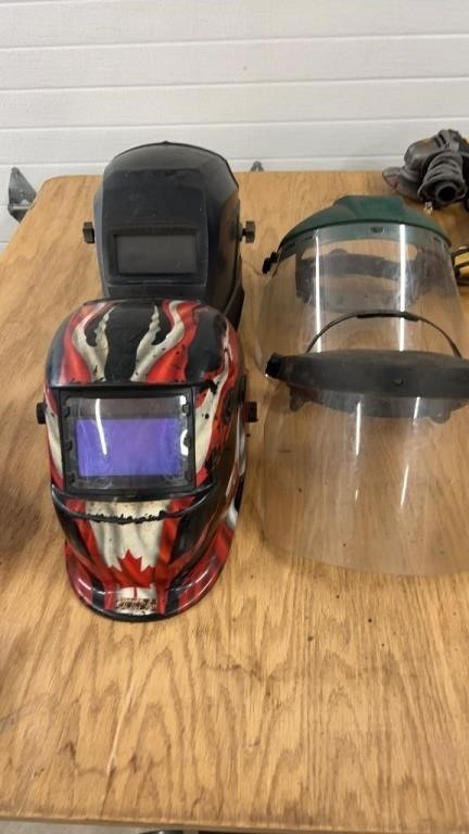 2 Welding masks & 2sheilds