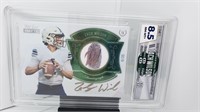 Jets Zach Wilson Rookie Autograph /35 HGA 8.5