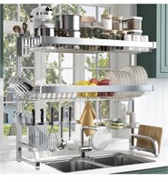Stainless steel Over Sink Dish Drainer Drying Rack
