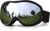 Ski Goggles Dual Layers Lens Design Anti-Fog UV Pr