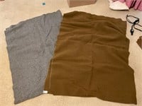 2- wool blankets