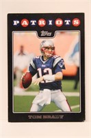 2008 TOPPS #7 OF 12 TOM BRADY FOOTBALL CARD