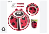 LADYBUG BABY DINNERWARE SET