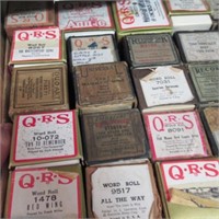 (25) PCS. OF PLAYER PIANO ROLLS. AS FOUND.