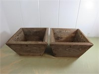 Barn Wood Planter Boxes