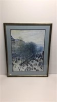 Print of Impressionist painting titled BOULEVARD