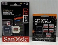 2 Packs of SanDisk/Kootion MicroSD Cards - NEW