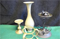 Collection of Candle Holders, Vases