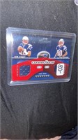2002 Prestige Tom Brady Game Worn/Used Dual Jersey