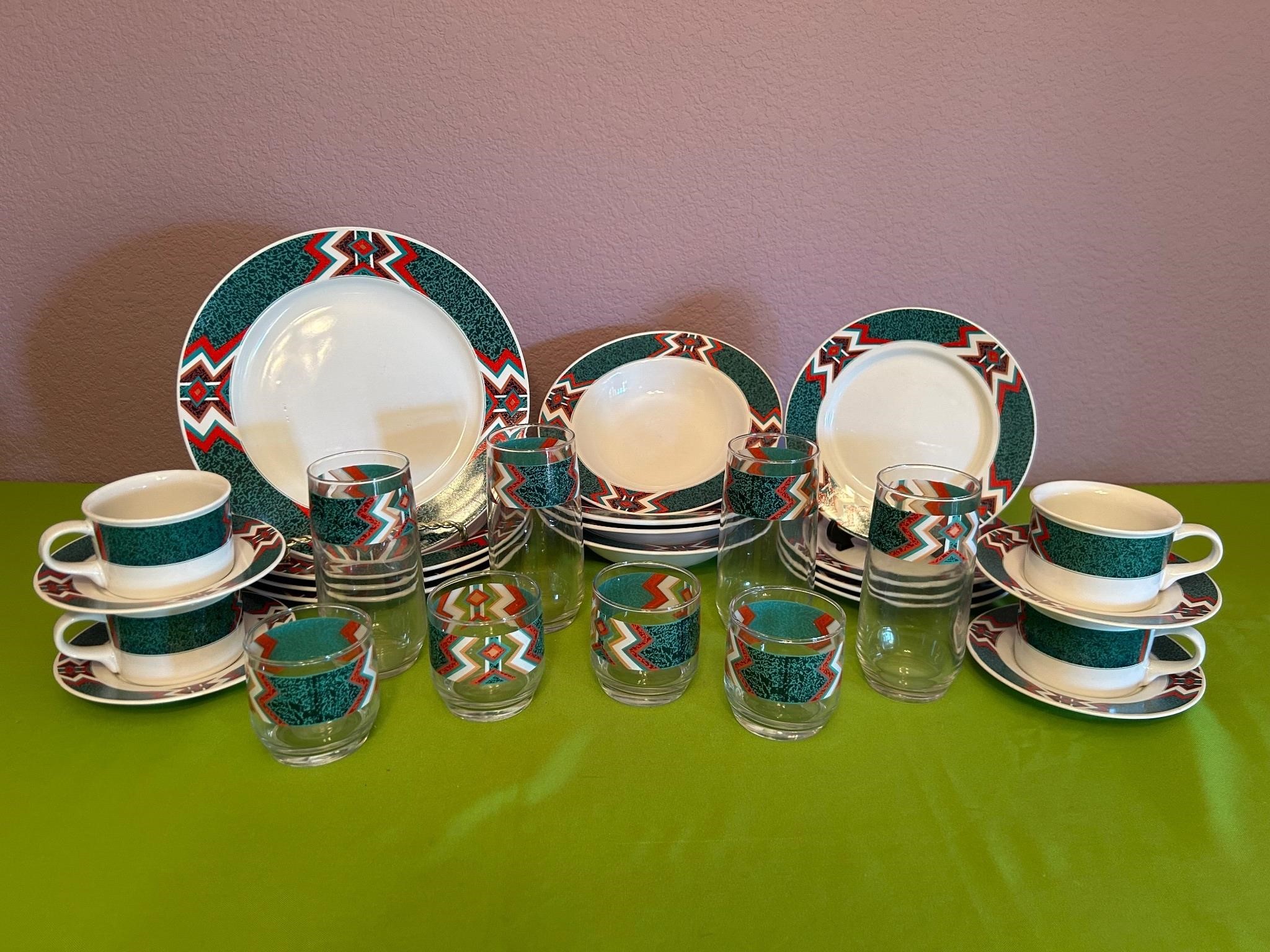 ‘Mojave’ By Gibson Designs Dinnerware Set for 4