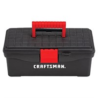 CRAFTSMAN Tool Box, Lockable, 13 in., Red/Black