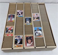 1984-1987 Topps Baseball Complete Card Set