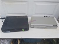 Mitsubishi VHS Player & SV VHS/Dvd Player