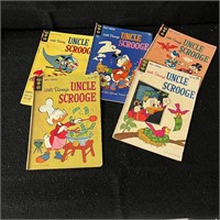 Uncle Scrooge Gold Key Comic Lot