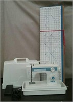 White Sewing Machine With Pattern/Measurement