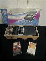 Vintage portable cassette recorder from Radio