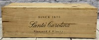 Santa Carolina Vineyard & Winery Wood Box