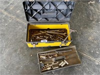 Stanley Toolbox w/ Wrenches, Sockets &