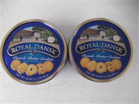 (2) Royal Dansk Danish Butter Cookies