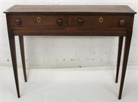 Antique 2 Drawer Table by