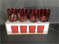 Shannon Dublin Red Old Fashion Tumblers