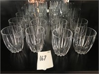 (12) Crystal Bar Glasses