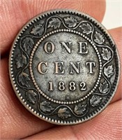 1882 H Canada large cent