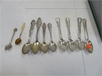 12 - sterling silver spoons