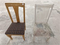 2 Solid -Heavy Sitting Chairs